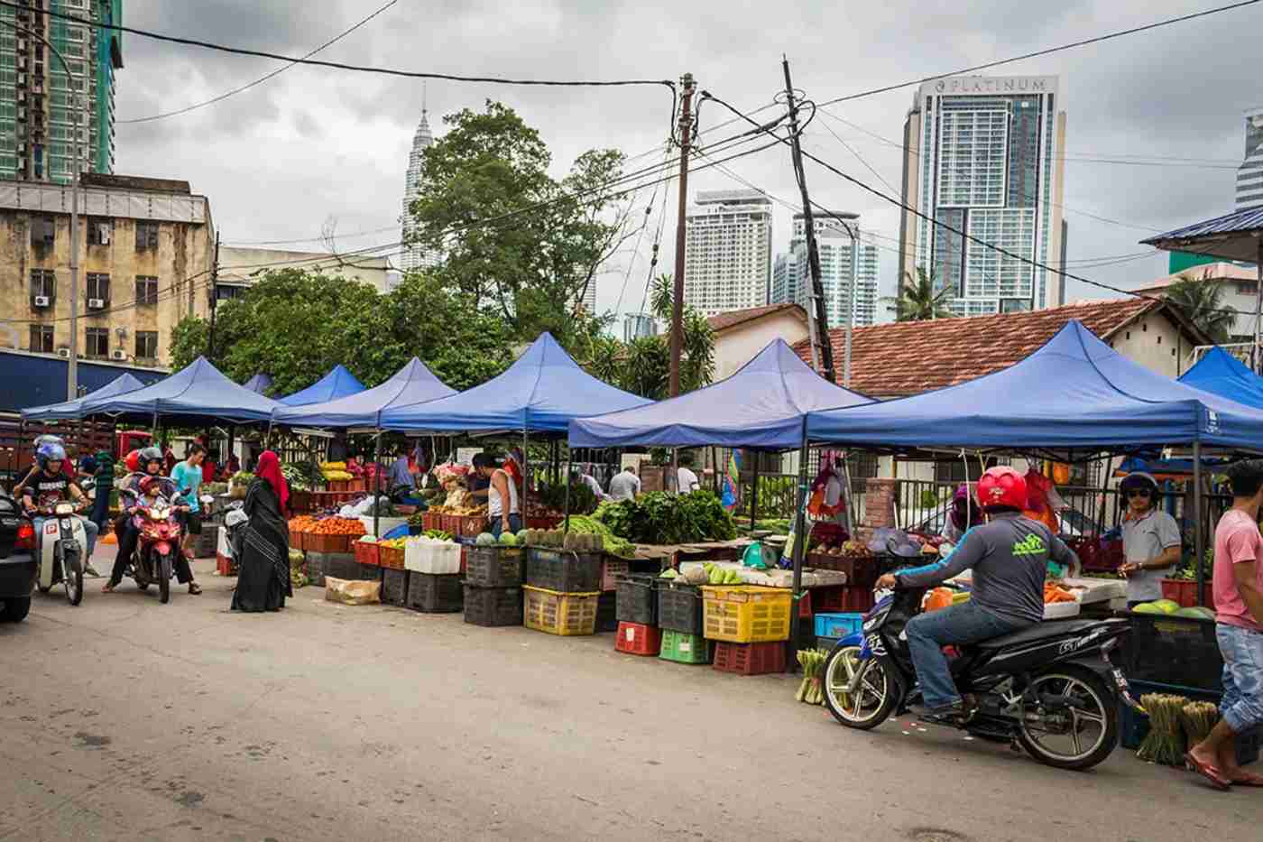 Mercado Chow Kit em Kuala Lumpur