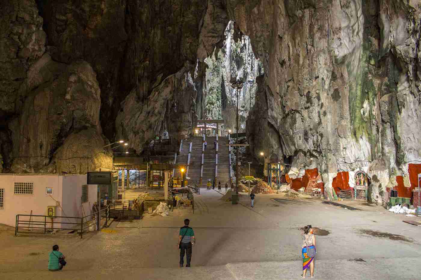 Temple Cave na Batu Caves em Kuala Lumpur