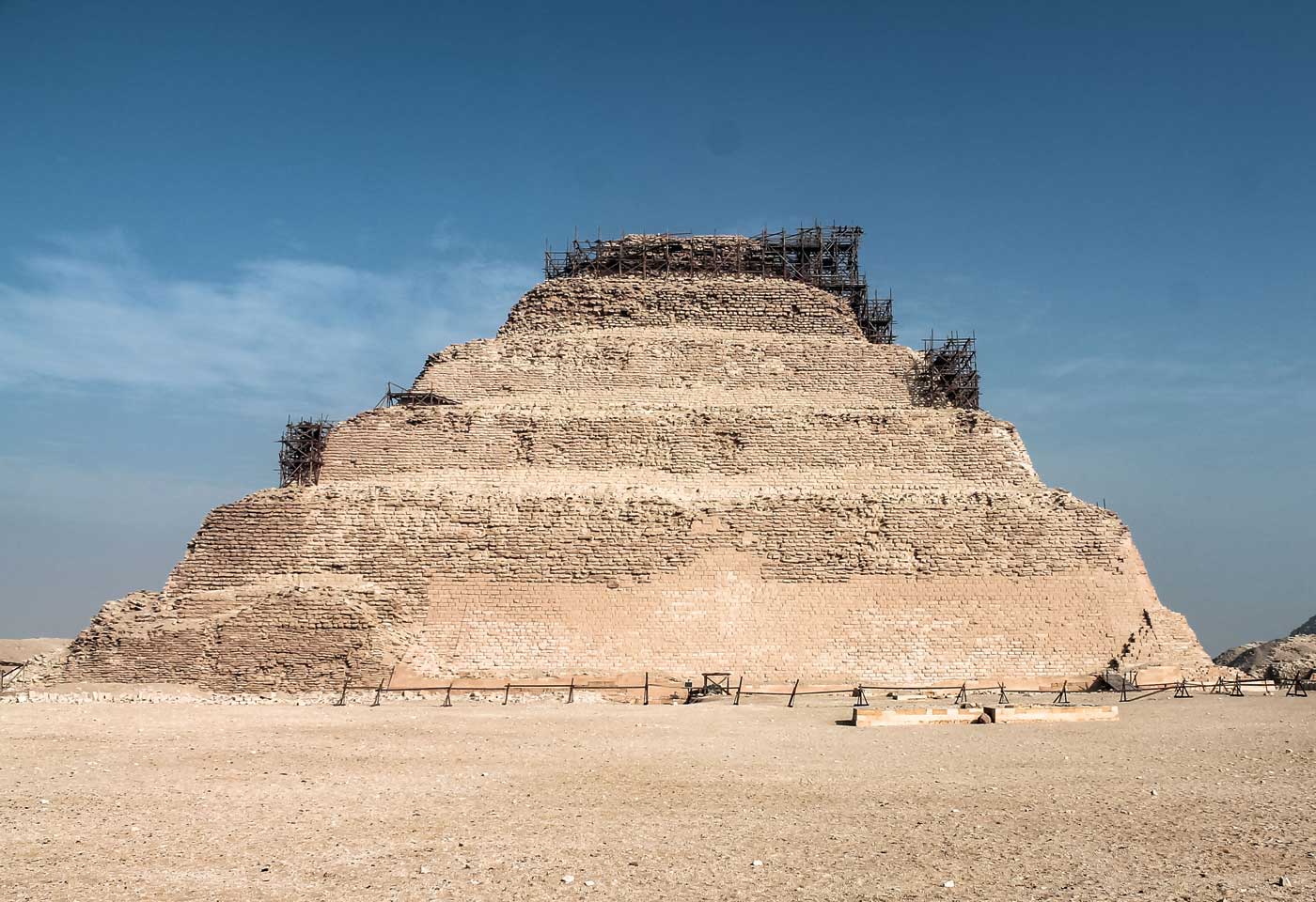 Piramides de Djoser em Saqqara, Egito