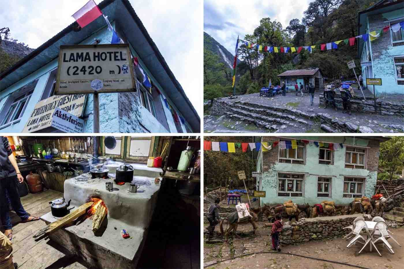 Lama Hotel no Nepal