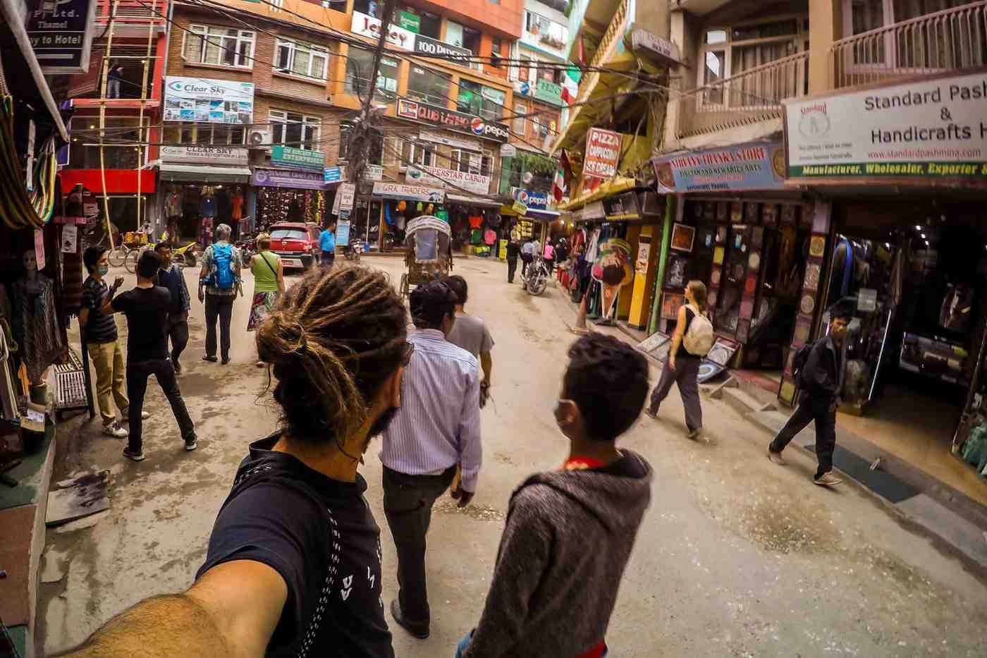 Thamel em Kathmandu