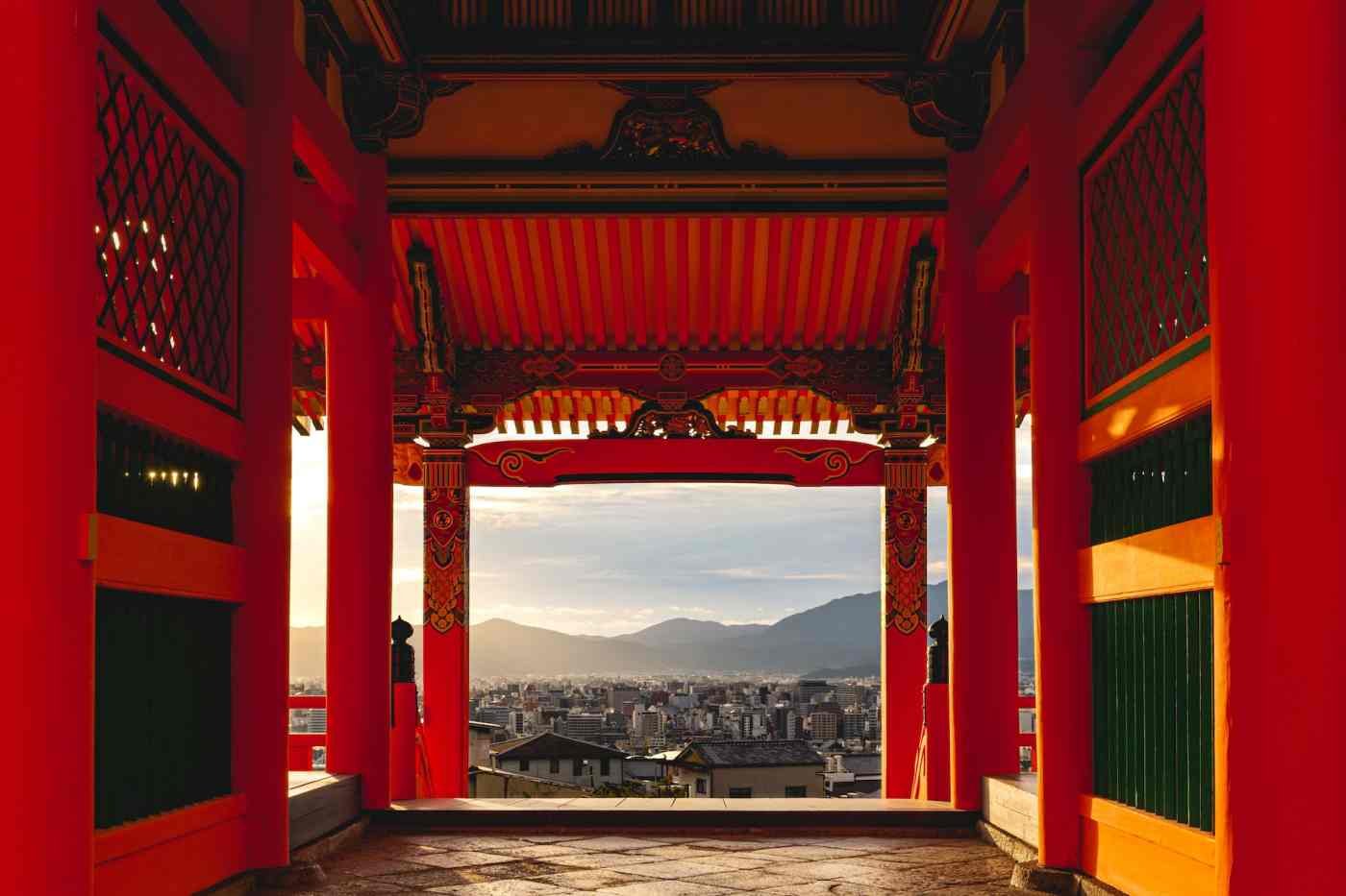 Templo em Kyoto, Japão