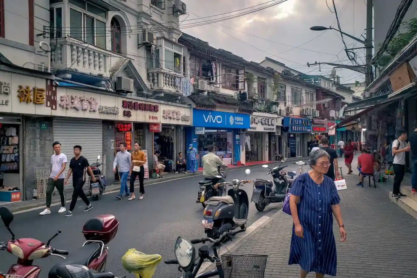 Old Street, Rua Fangbang em Xangai, China