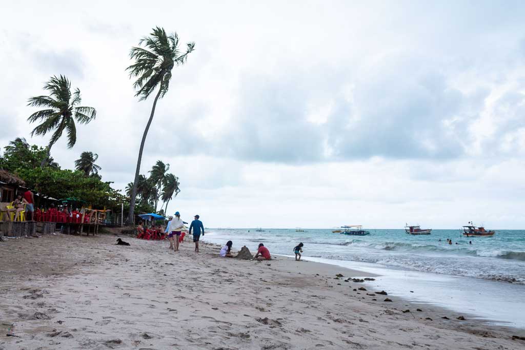 Praia de São Miguel dos Milagres em Alagoas