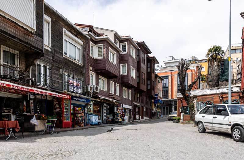 Casa do bairro Sultanahmet em Istambul Turquia