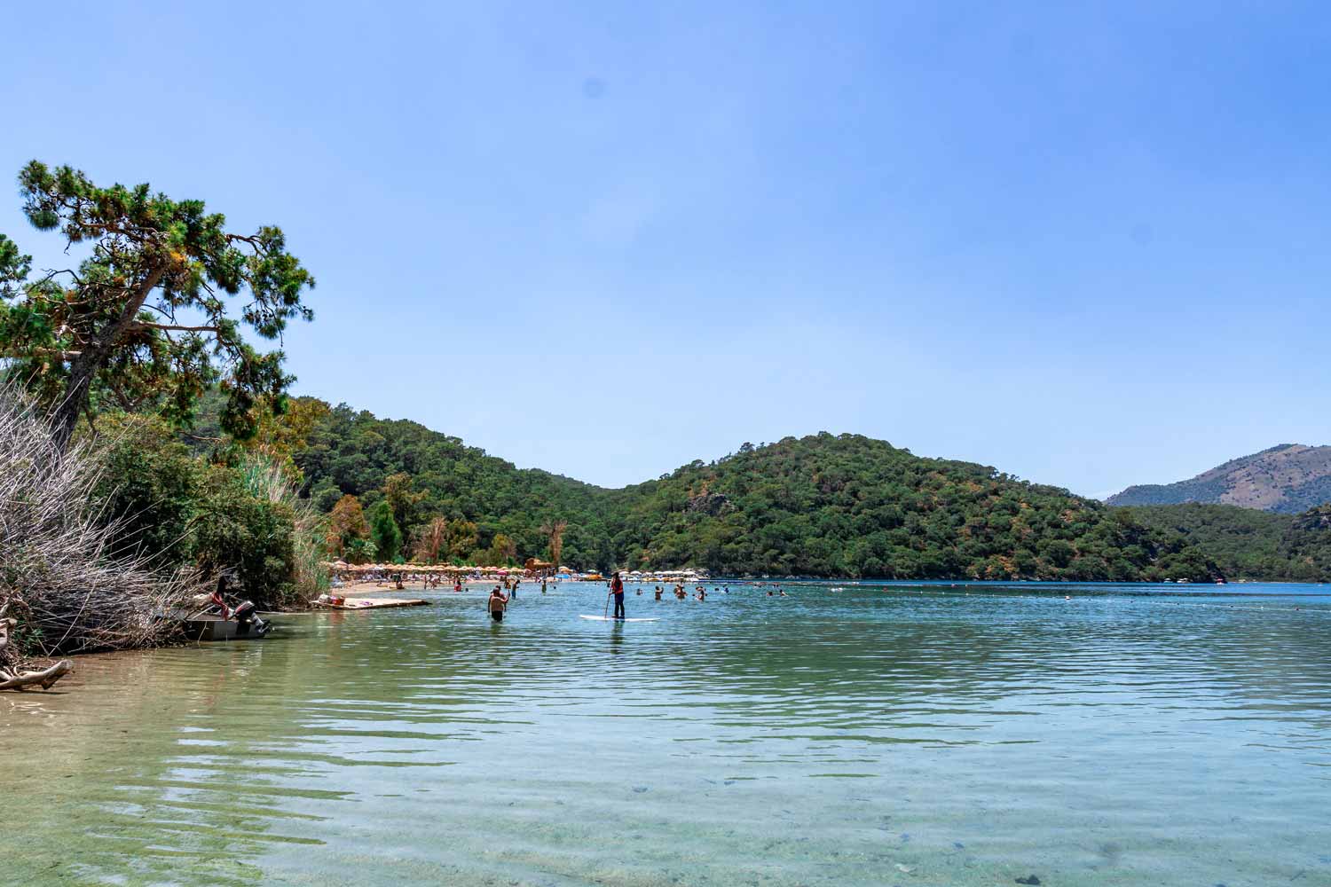 Lagoa Azul em Oludeniz na Turquia