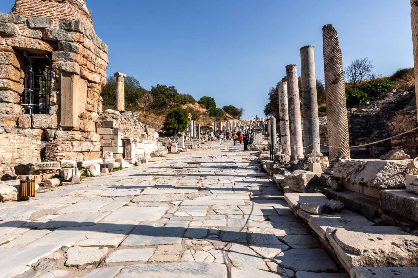 Rua na cidade de Éfeso