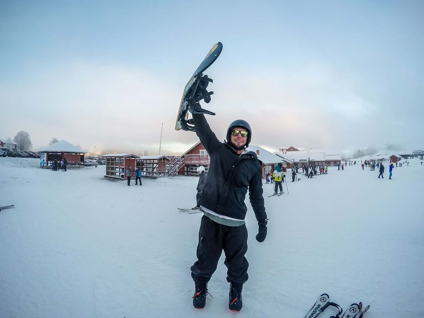 Snowboard na Suécia