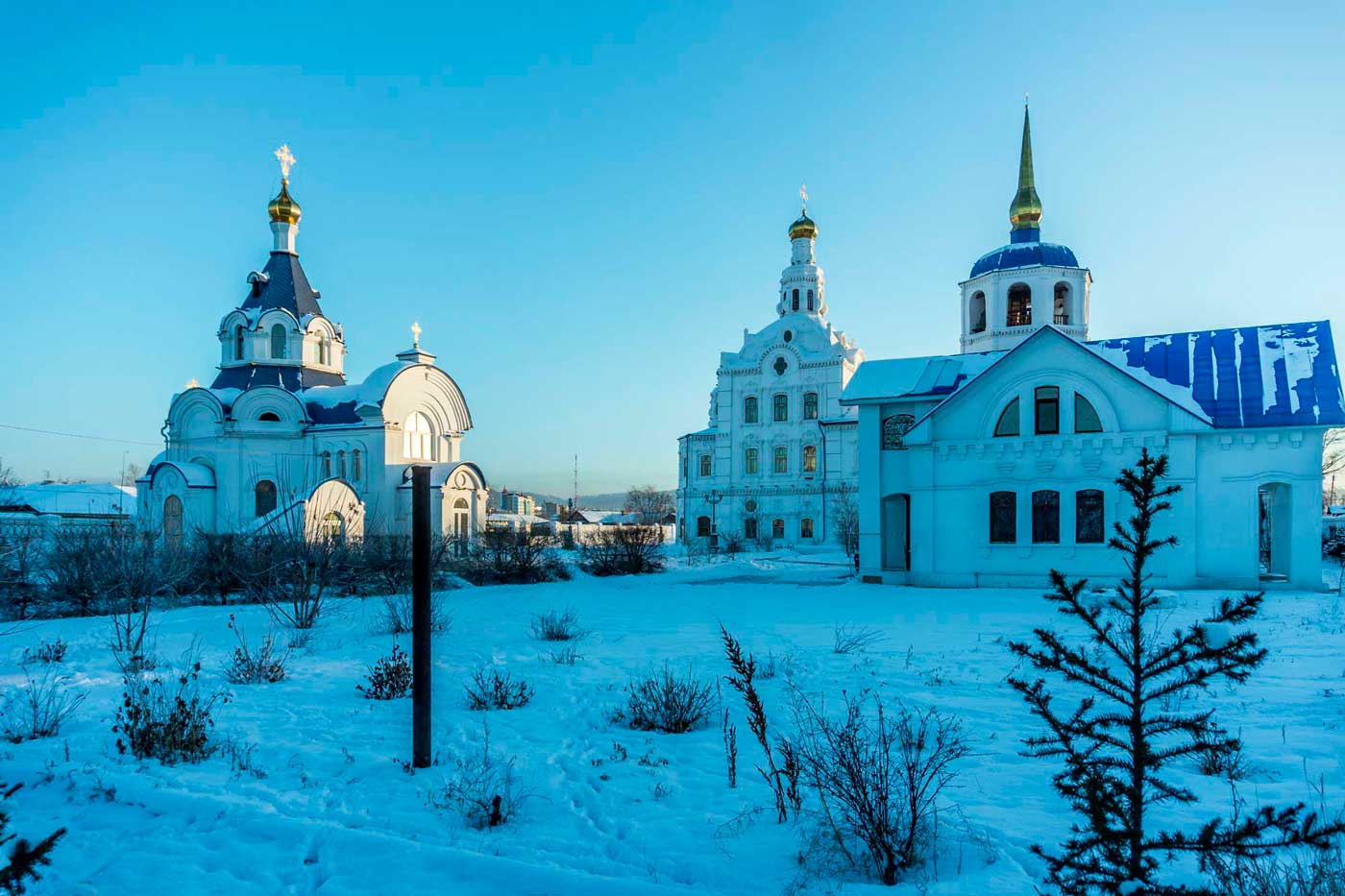 Catedral Odigitrievsky em Ulan Ude na Rússia