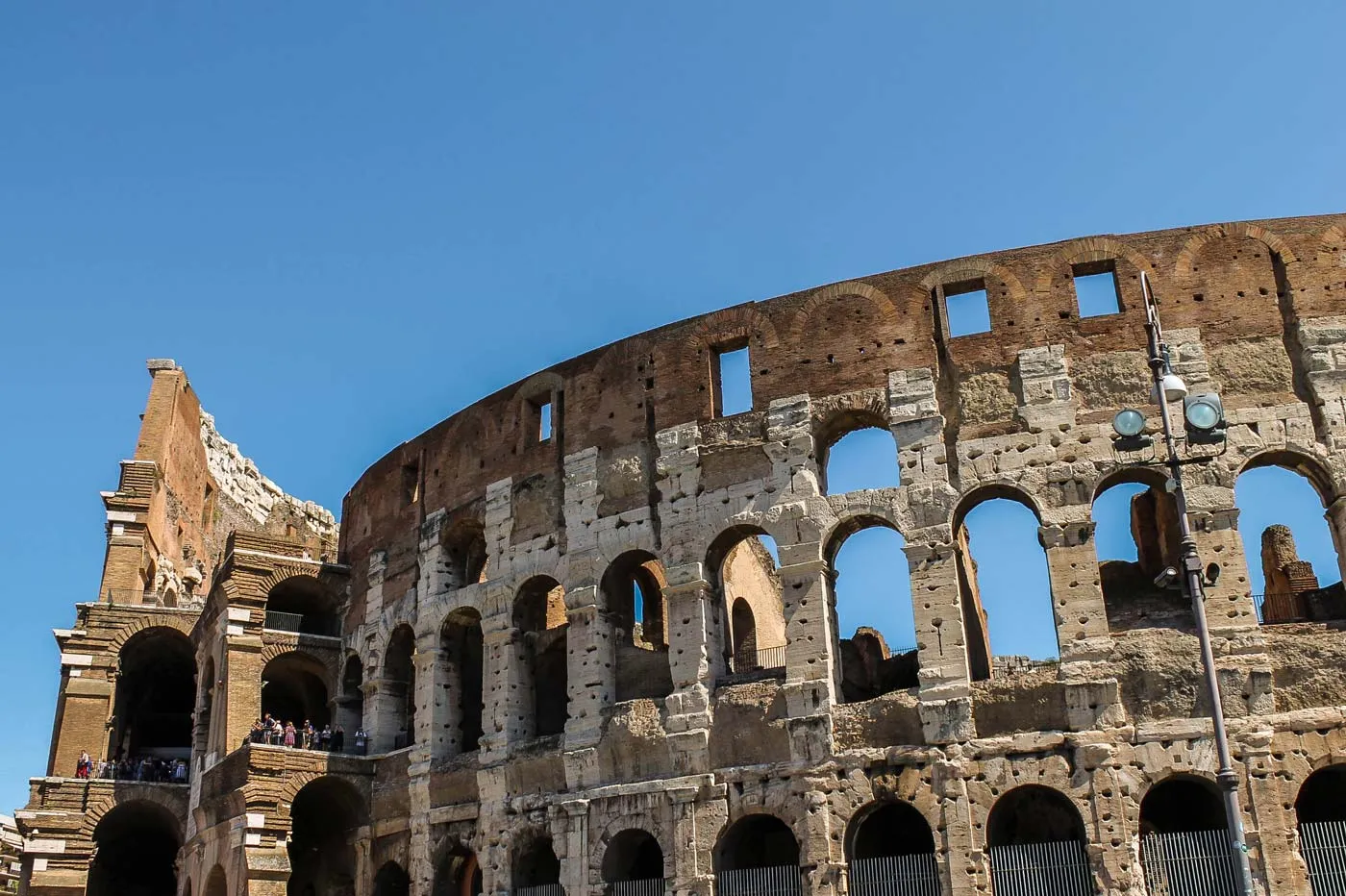 Detalhes do Coliseu de Roma
