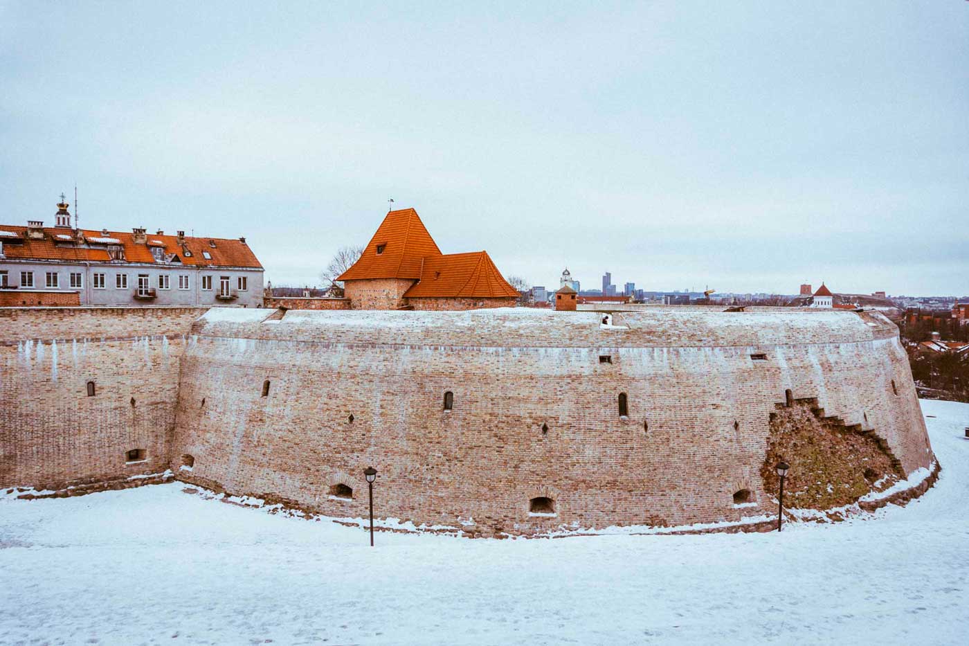 Baluarte da muralha de Vilnius