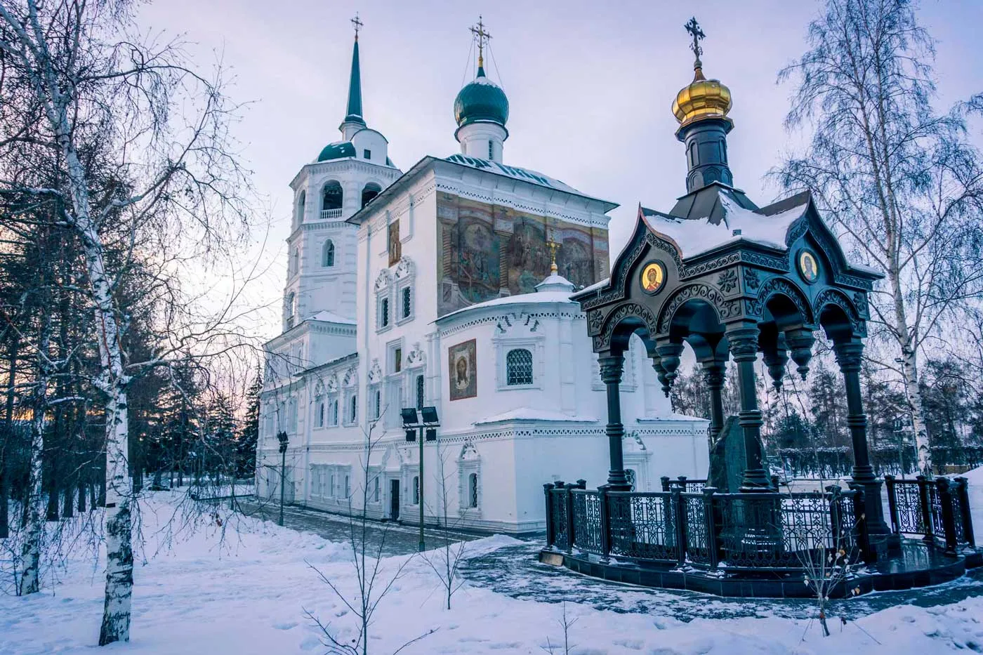 Roteiro em Irkutsk na Igreja do Salvador