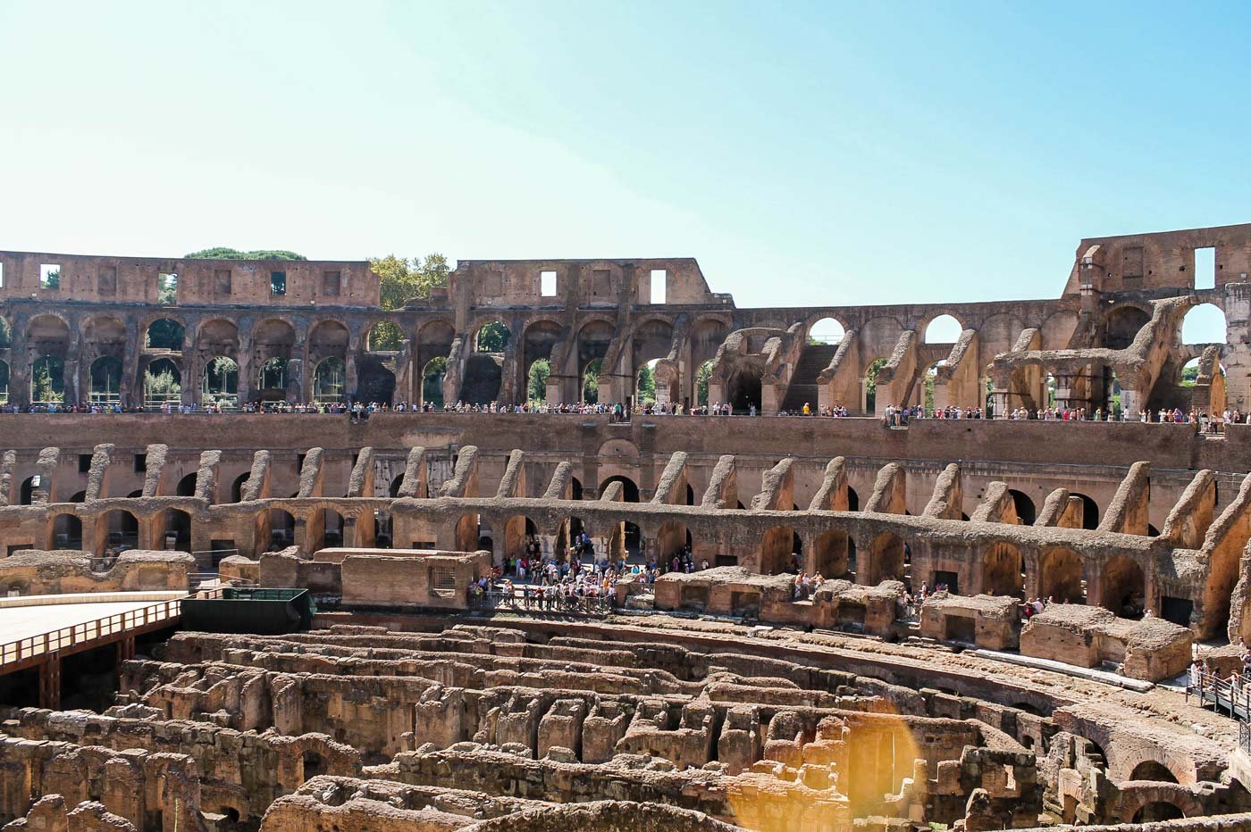 Interior do Coliseu de Roma