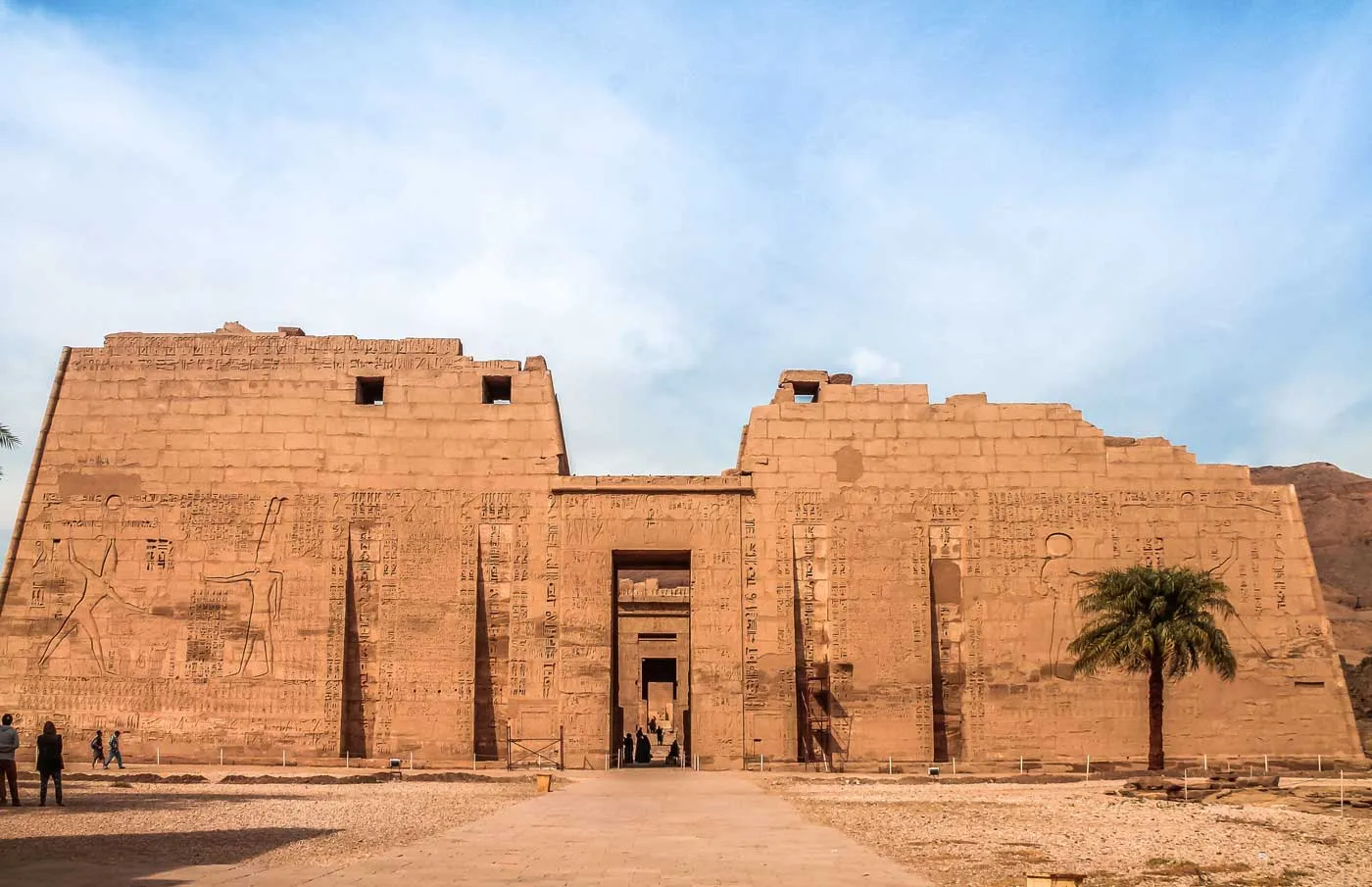 Medinet Habu - Templo de Ramses III em Luxor, no Egito