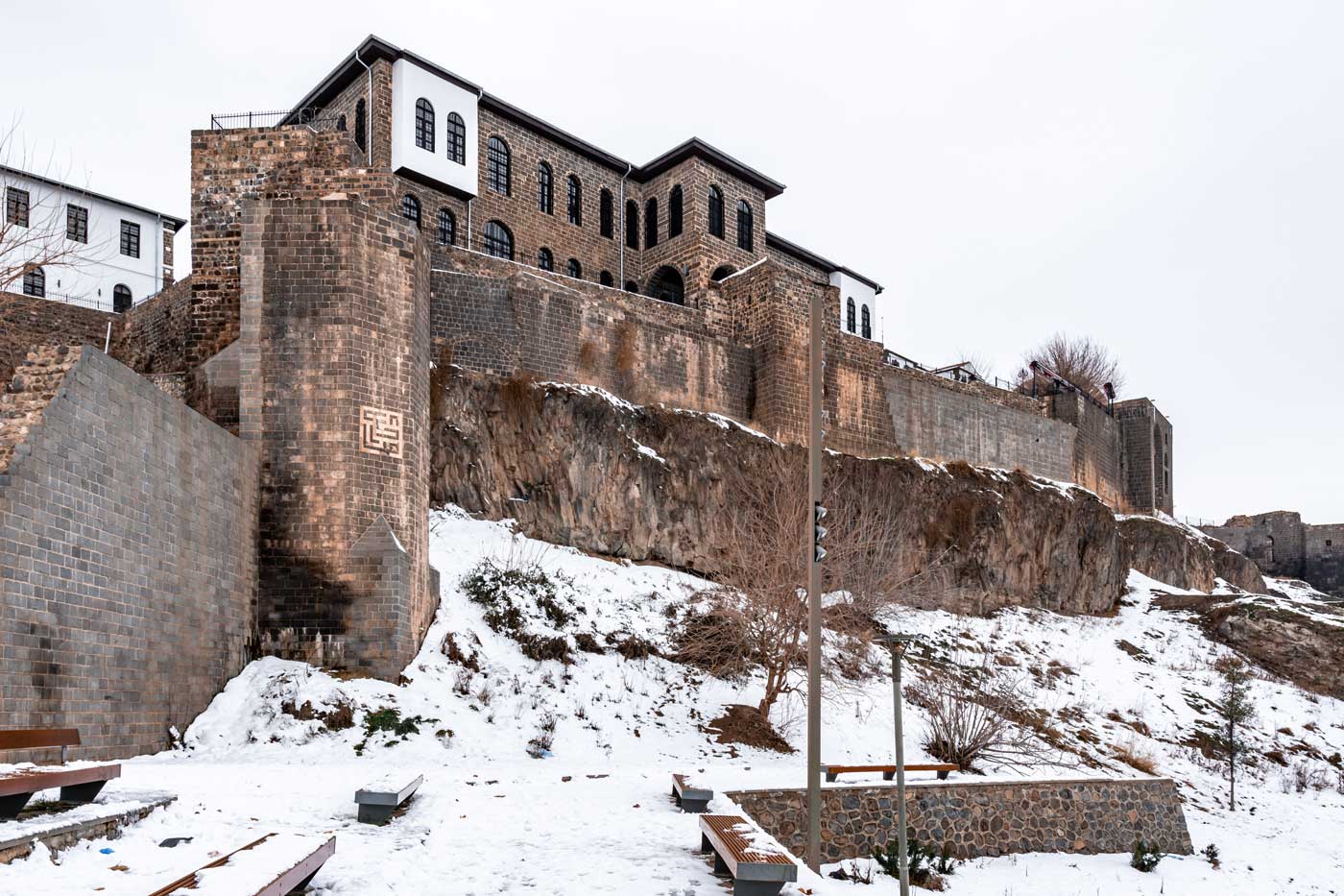 Castelo de Diyarbakir na Turquia