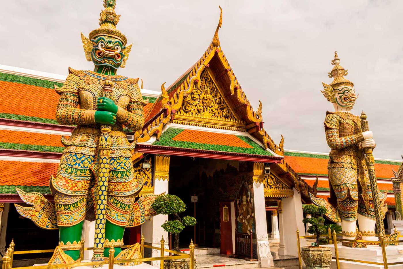 Grand Palace em Bangkok na Tailândia