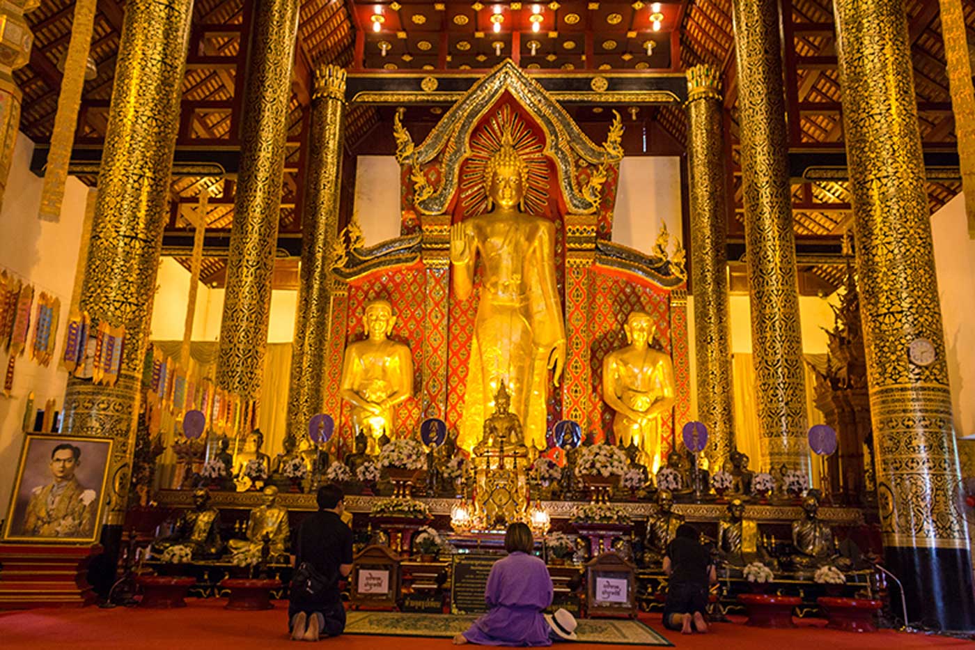 Templo Wat Phra Singh em Chiang Mai