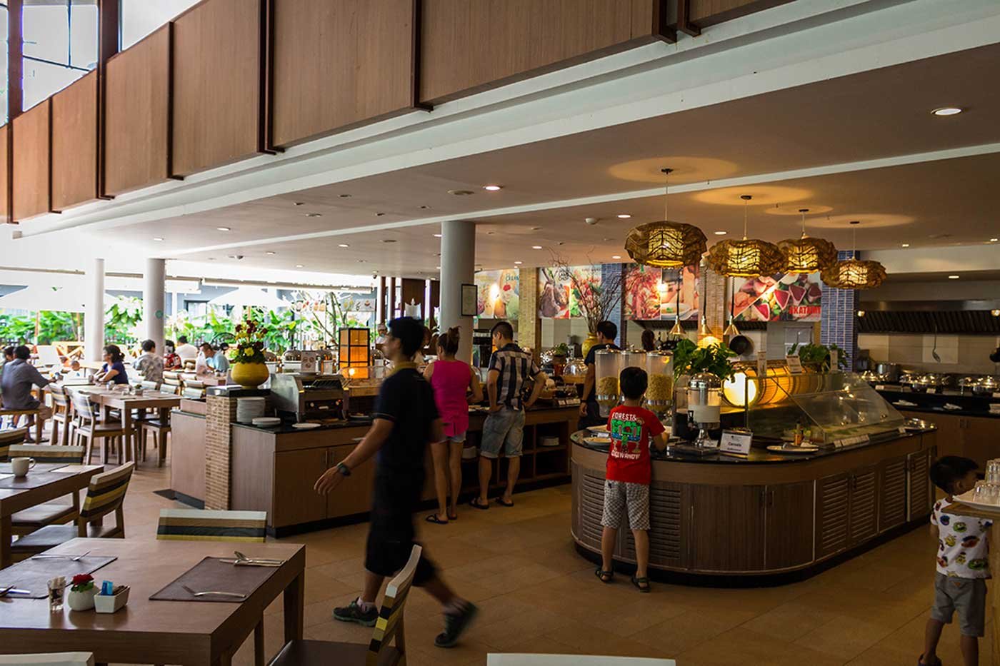 Restaurante do Hotel Deevana Plaza em Krabi