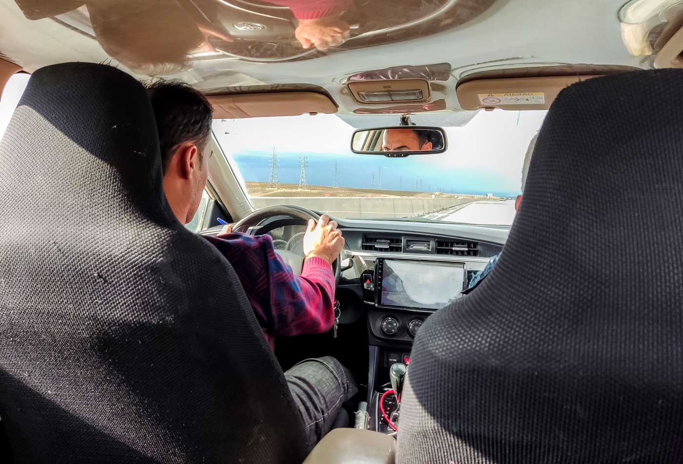 Táxi compartilhado no Curdistão Iraquiano