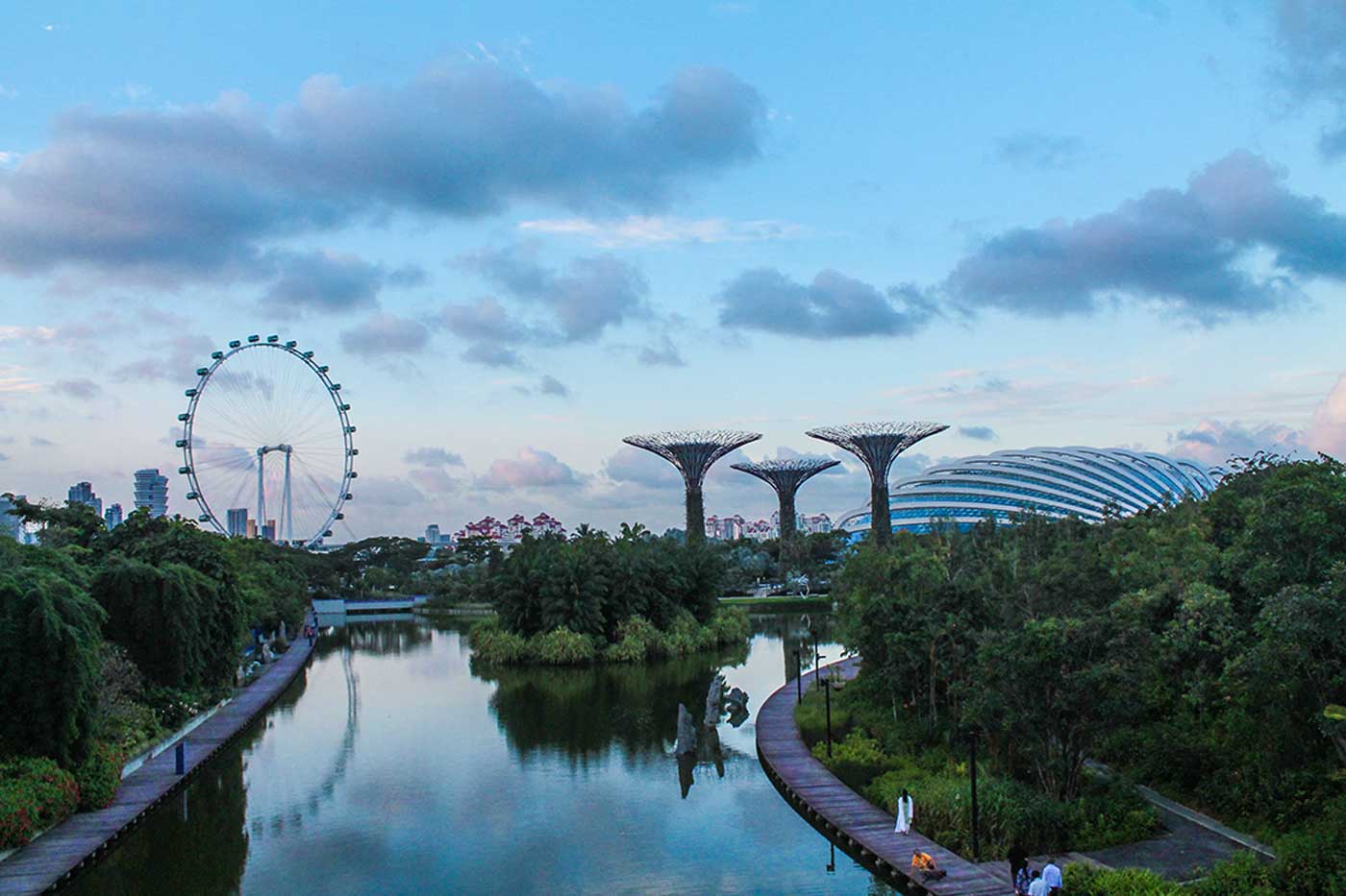 Gardens by the bay em Singapura