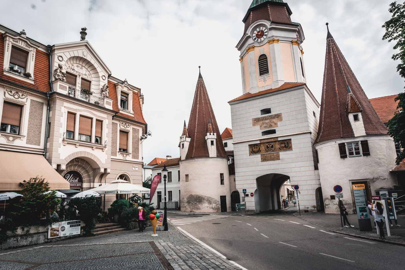 Portal da cidade de Krems na Áustria