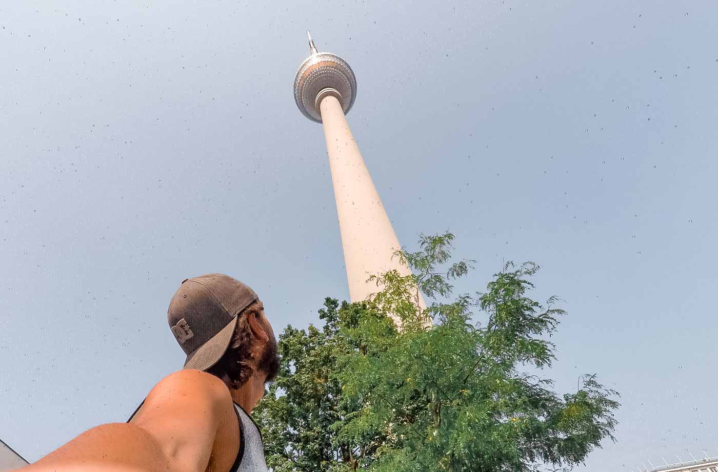 Torre de Tv de Berlim é um ponto turístico de Berlim