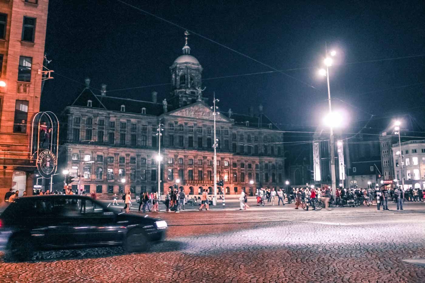 Praça Dam em Amsterdam