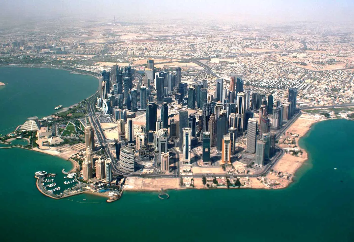 Cidade de Doha no Qatar