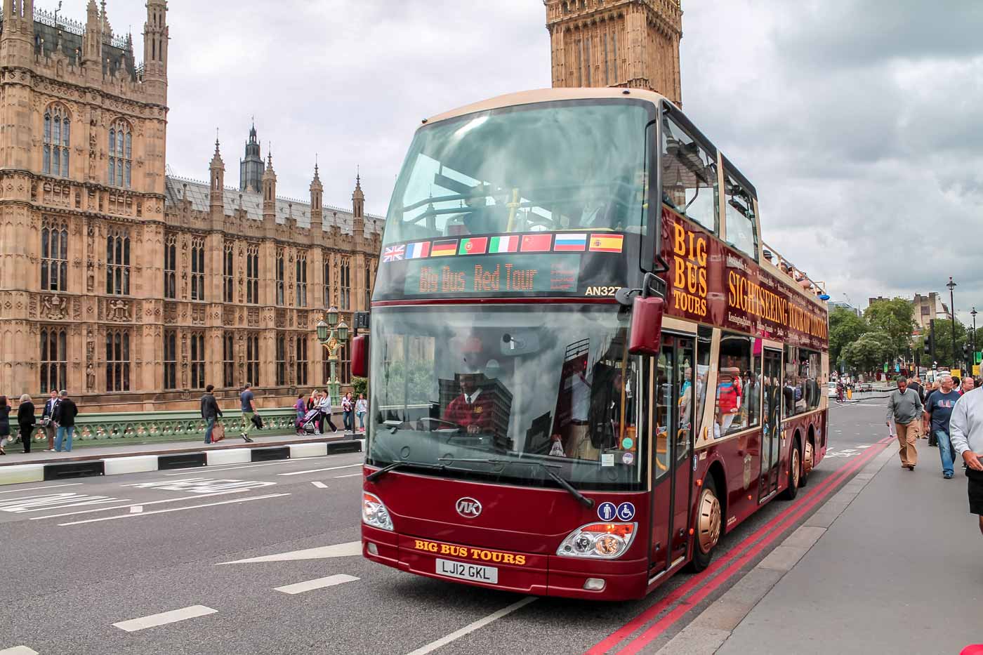 Ônibus turístico de Londres - Pontos turísticos de Londres