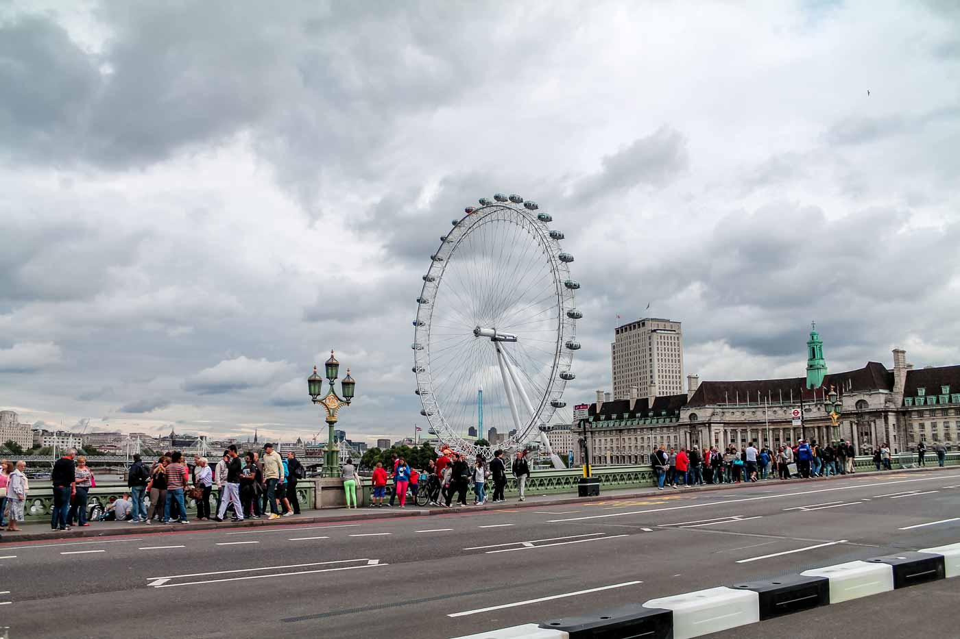 Roda gigante London Eye - Pontos turísticos de Londres