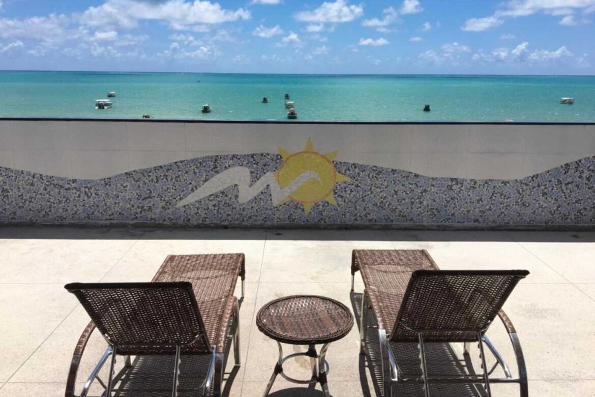 Varanda do Maraga Beach Hostel em Maragogi