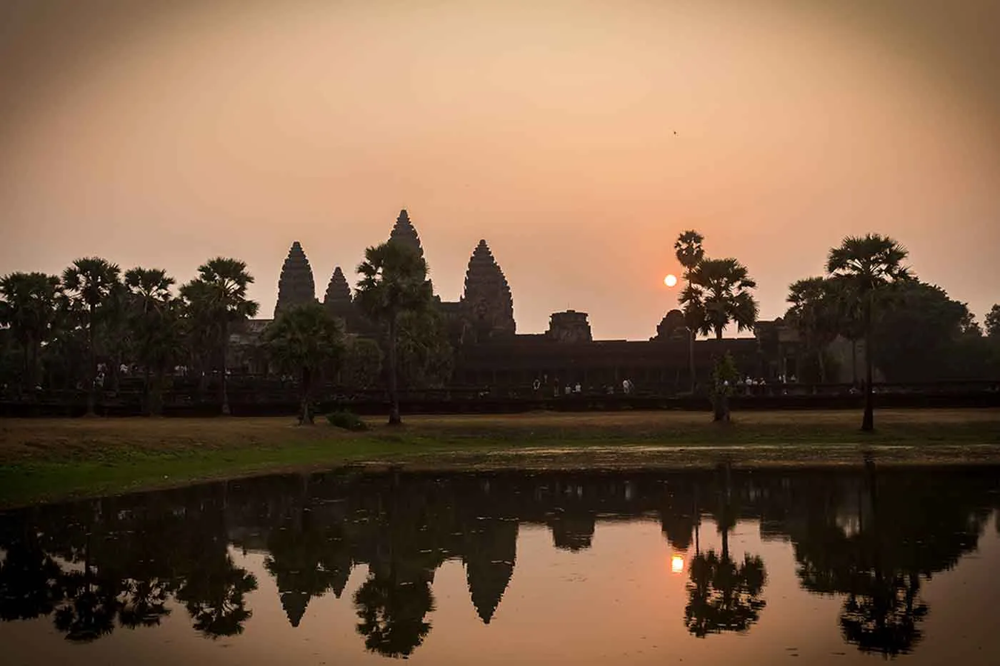 Nascer do sol no Angkor Wat