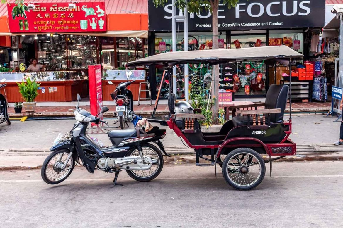 Vendedor ambulante em Siem Reap - O que fazer em Siem Reap, no Camboja