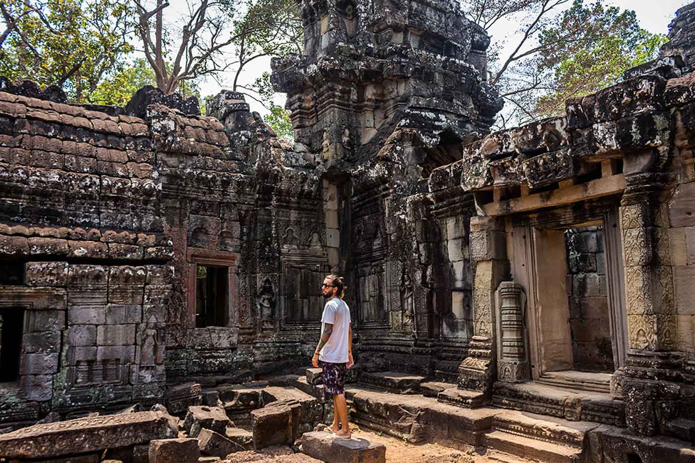 Templo Banteay Kdei no Camboja