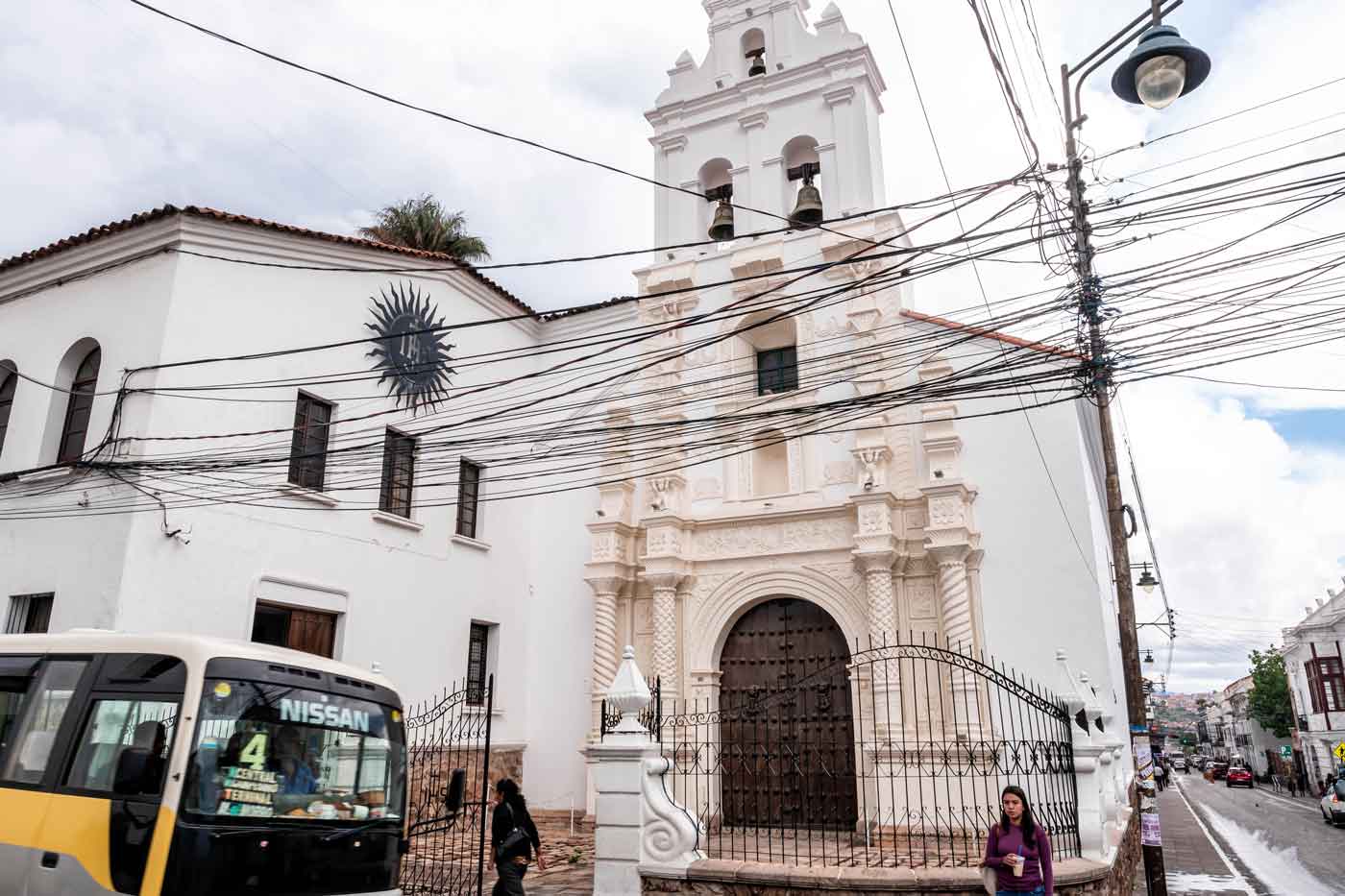 Igreja de Santa Monica em Sucre na Bolívia