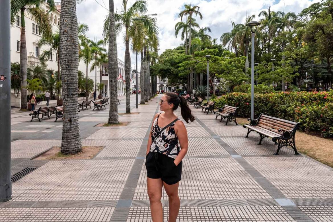 Plaza 24 de Septiembre em Santa Cruz de la Sierra na Bolívia