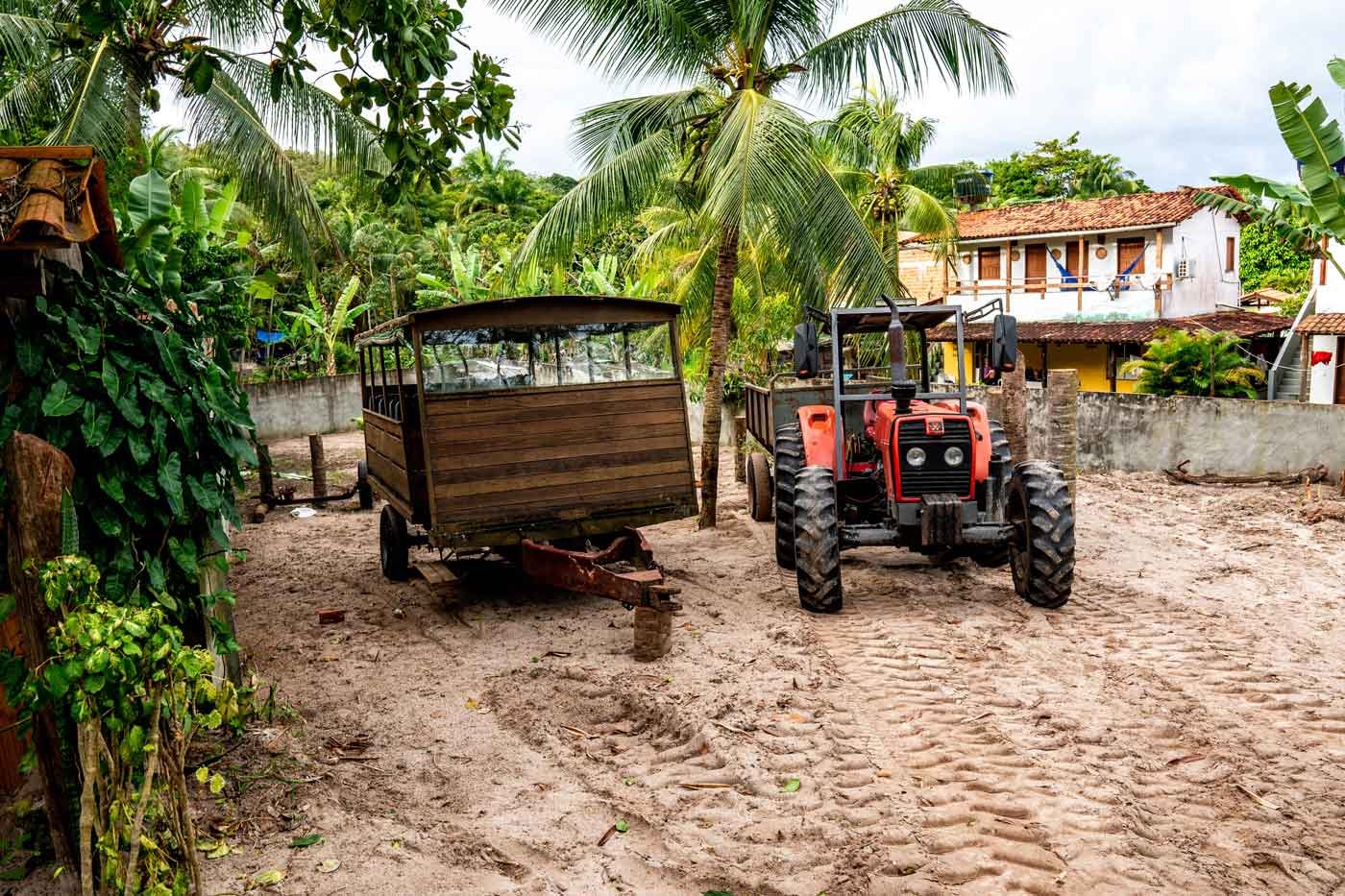 Transporte em Boipeba